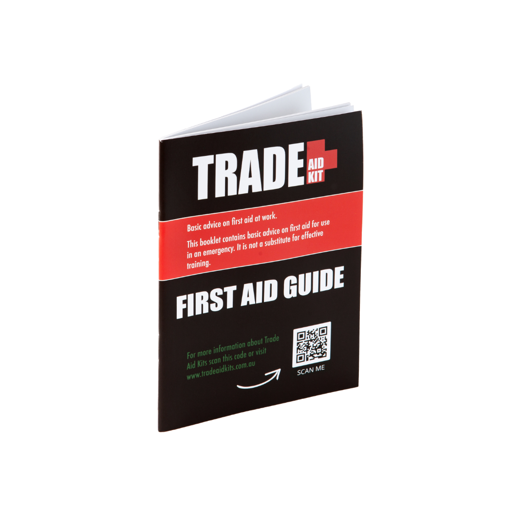 Trade Aid Classic Kit First Aid Guide. ARTG registered first aid kit for tradies