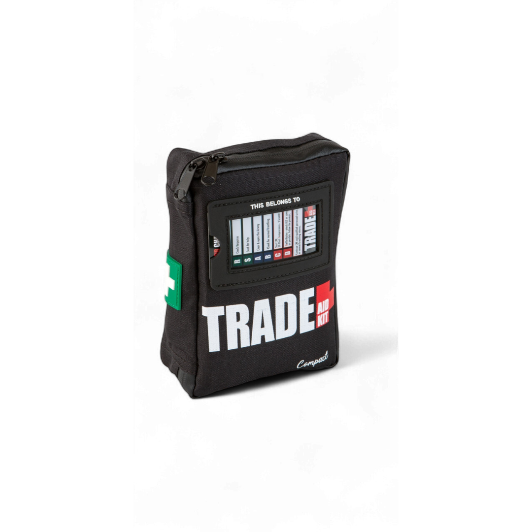 Trade Aid Compact Kit — lightweight first aid kit for tradies and tool belts